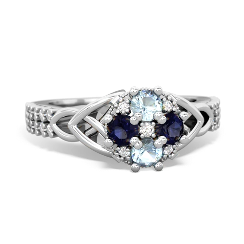 aquamarine-sapphire engagement ring