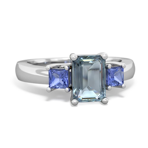 aquamarine-tanzanite timeless ring