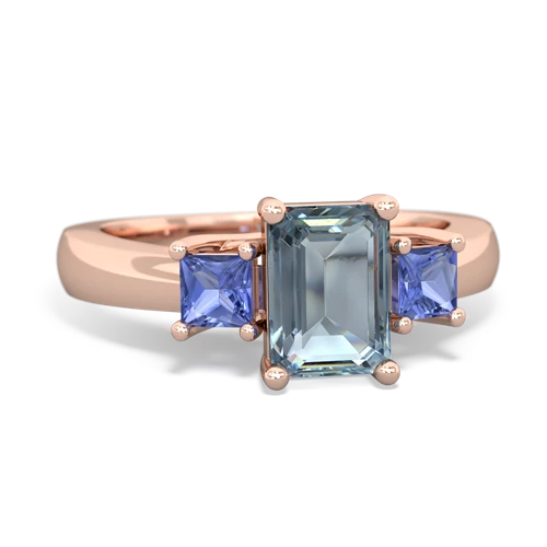 aquamarine-tanzanite timeless ring