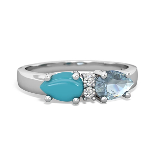 aquamarine-turquoise timeless ring