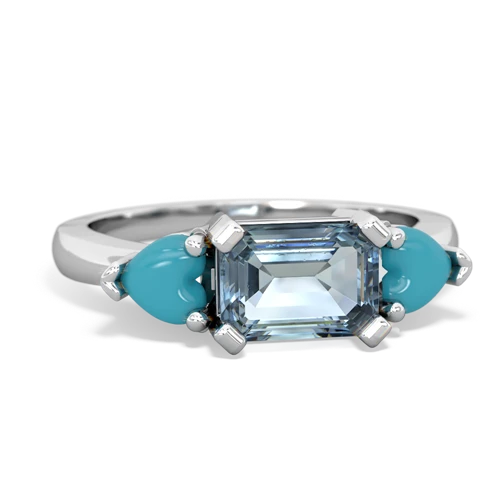 aquamarine-turquoise timeless ring