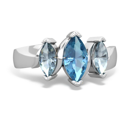 blue topaz-aquamarine keepsake ring