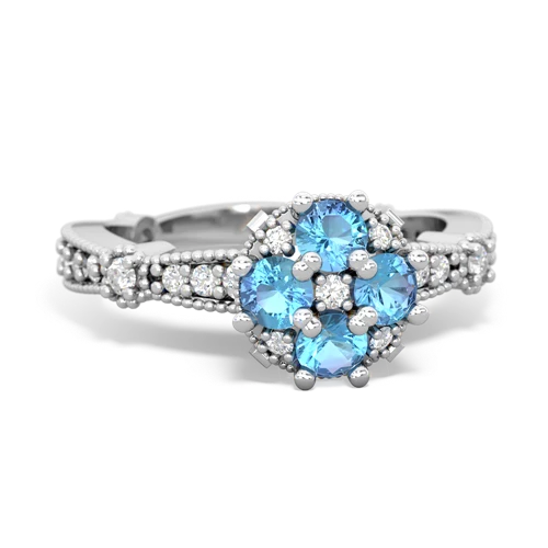 blue topaz-blue topaz art deco engagement ring