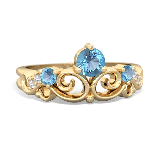 opal-lab sapphire crown keepsake ring