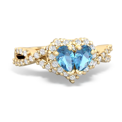 blue topaz-blue topaz engagement ring