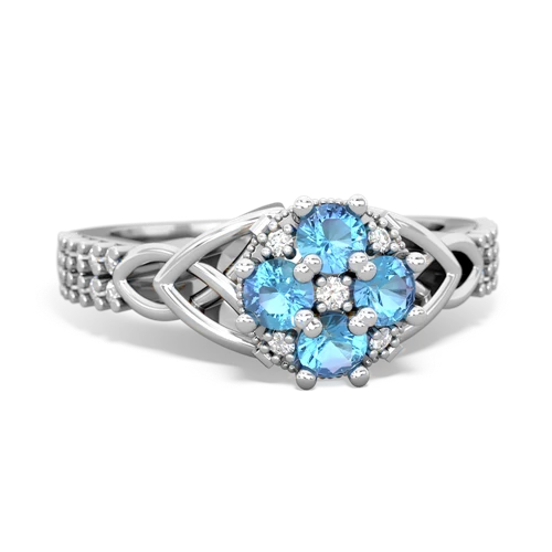 blue topaz-blue topaz engagement ring