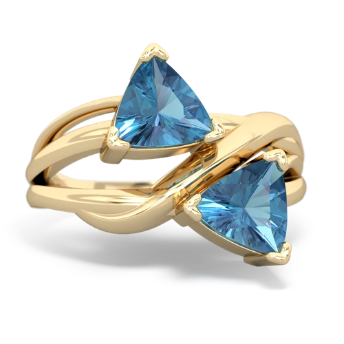 blue topaz-blue topaz filligree ring