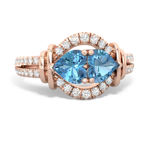 blue topaz-blue topaz pave keepsake ring