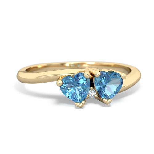 blue topaz-blue topaz sweethearts promise ring