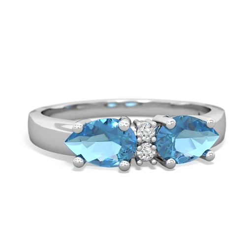 blue topaz-blue topaz timeless ring