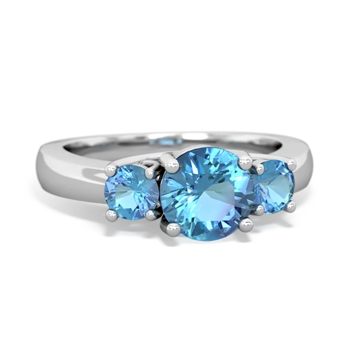 blue topaz-blue topaz timeless ring