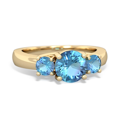 blue topaz-opal timeless ring