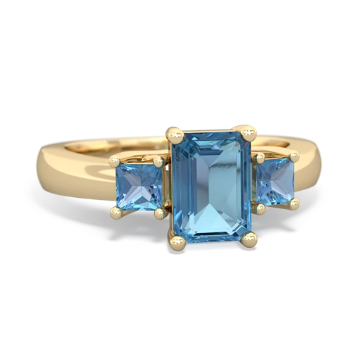 blue topaz-lab ruby timeless ring