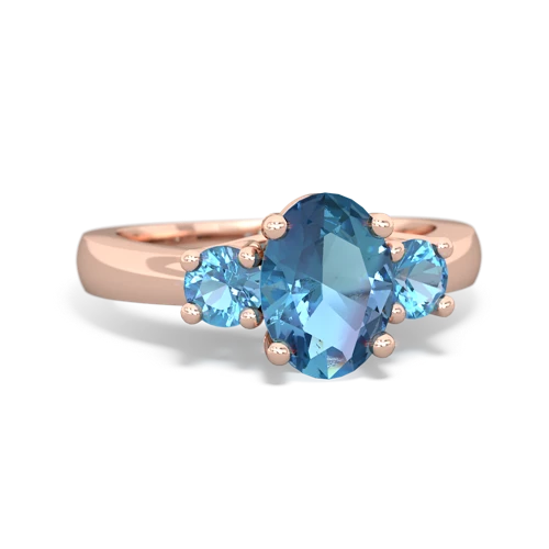 blue topaz-blue topaz timeless ring