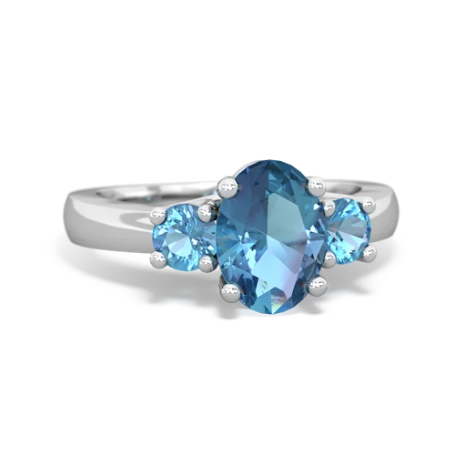 blue topaz-blue topaz timeless ring