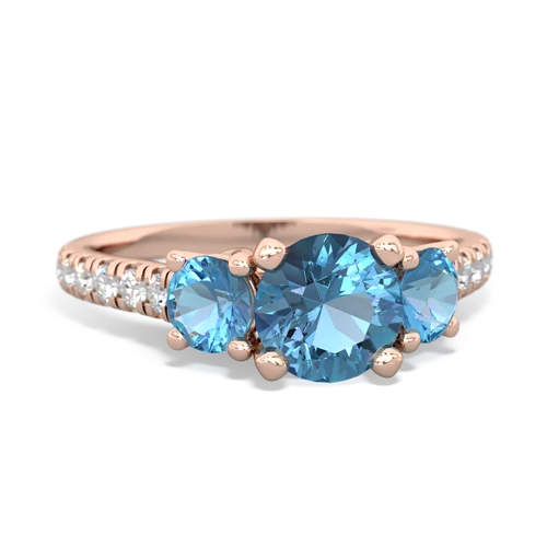 sapphire-blue topaz trellis pave ring