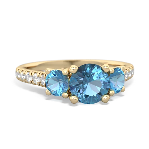 blue topaz-blue topaz trellis pave ring