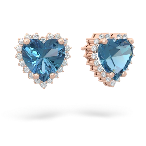 blue topaz timeless earrings