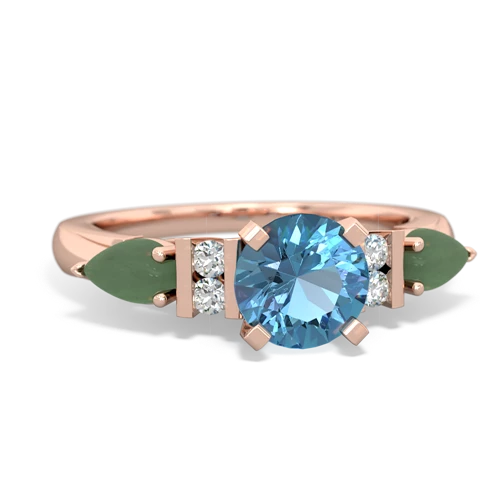 blue topaz-jade engagement ring