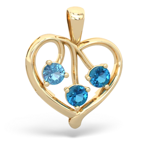 blue topaz-london topaz love heart pendant