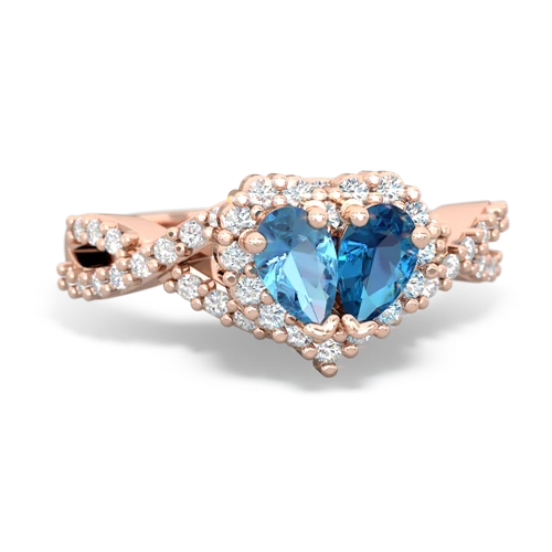 blue topaz-london topaz engagement ring