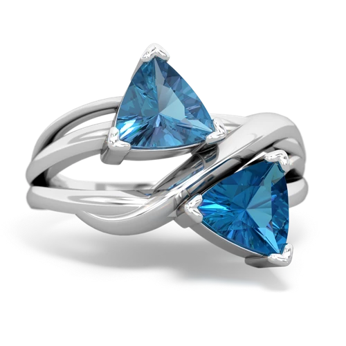 blue topaz-london topaz filligree ring