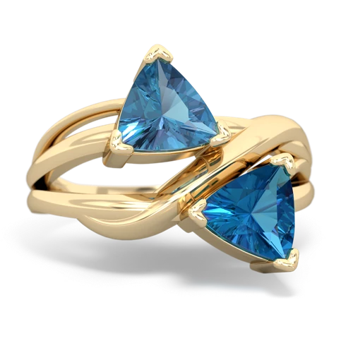 blue topaz-london topaz filligree ring