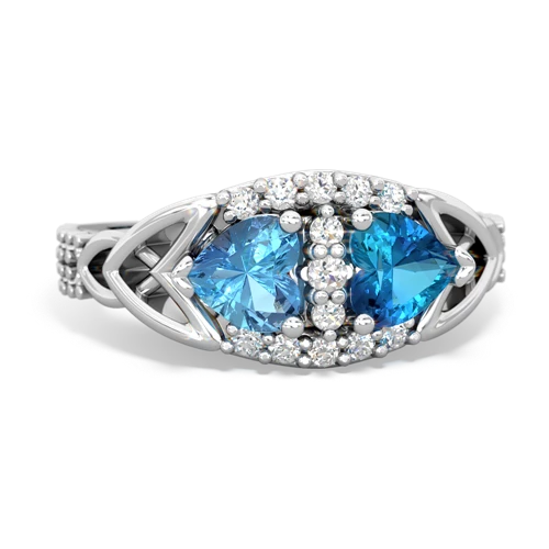 blue topaz-london topaz keepsake engagement ring