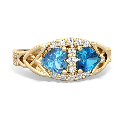 blue topaz-london topaz keepsake engagement ring