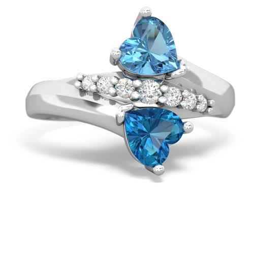 blue topaz-london topaz modern ring