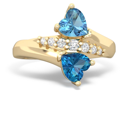 blue topaz-london topaz modern ring