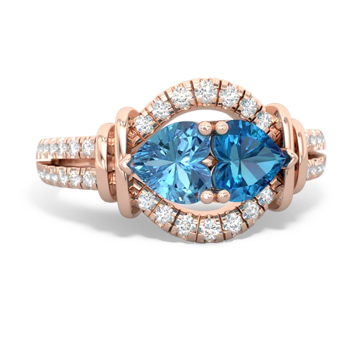 blue topaz-london topaz pave keepsake ring