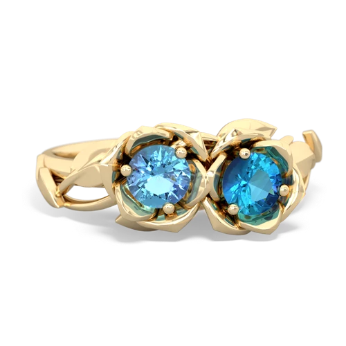 blue topaz-london topaz roses ring