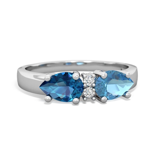 blue topaz-london topaz timeless ring