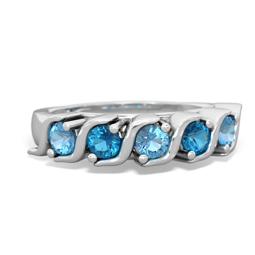 blue topaz-london topaz timeless ring