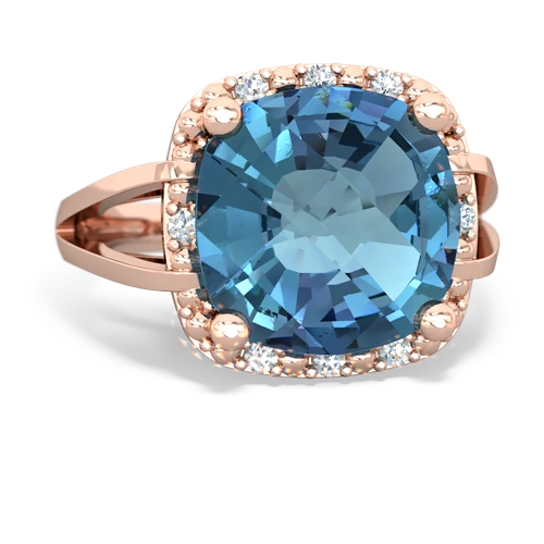 blue topaz cocktail ring