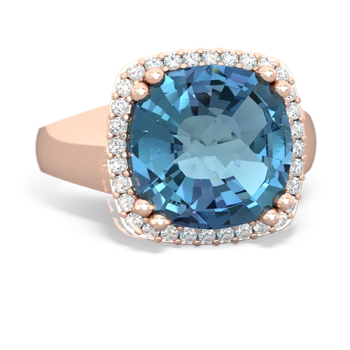 blue topaz cocktail ring