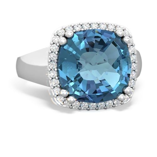 blue topaz cocktail ring