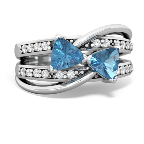 blue topaz couture ring