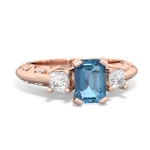 blue topaz engagement ring