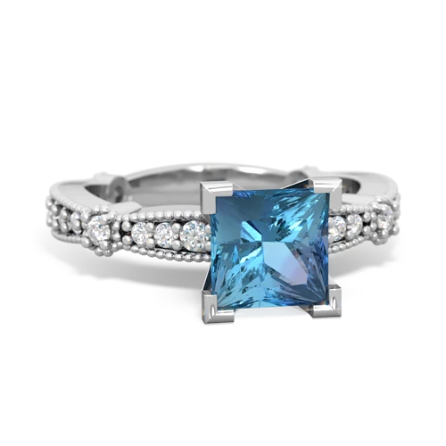 blue topaz engagement ring