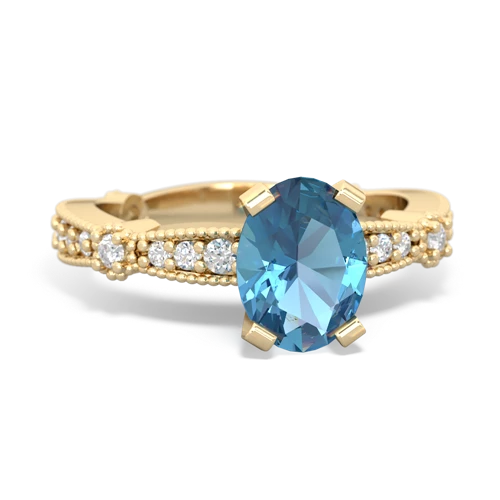 blue topaz engagement ring