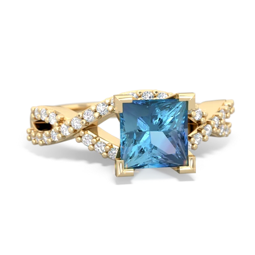 blue topaz engagement ring