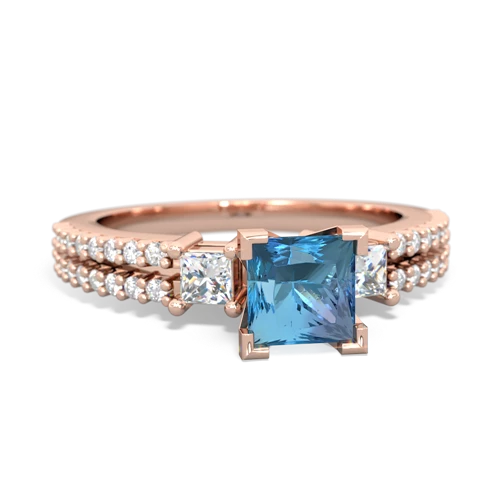 blue topaz engagement ring