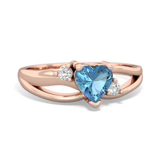 blue topaz filligree ring