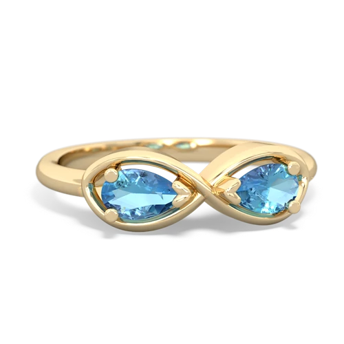 blue topaz infinity ring