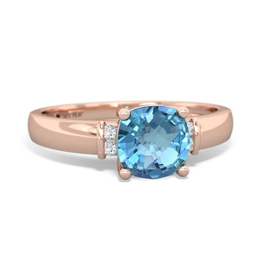 Blue Topaz Simply Elegant Genuine Swiss Blue Topaz ring Ring