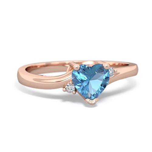 blue topaz petite ring