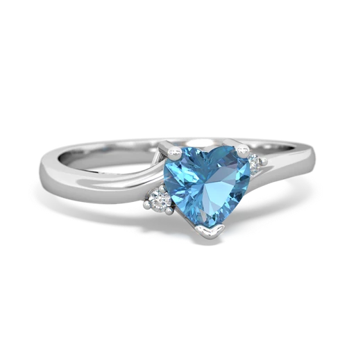 blue topaz petite ring