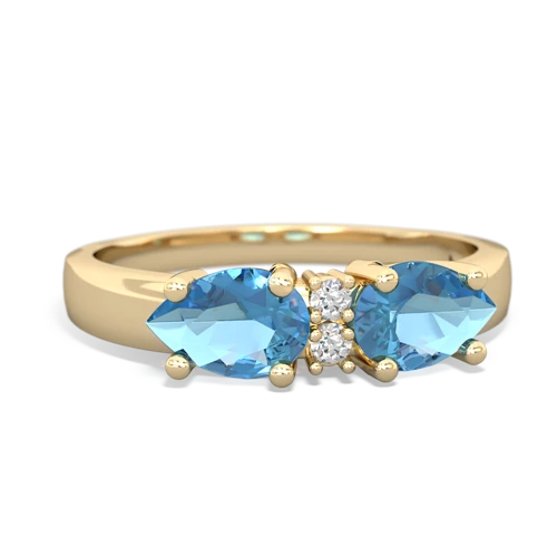 blue topaz timeless ring